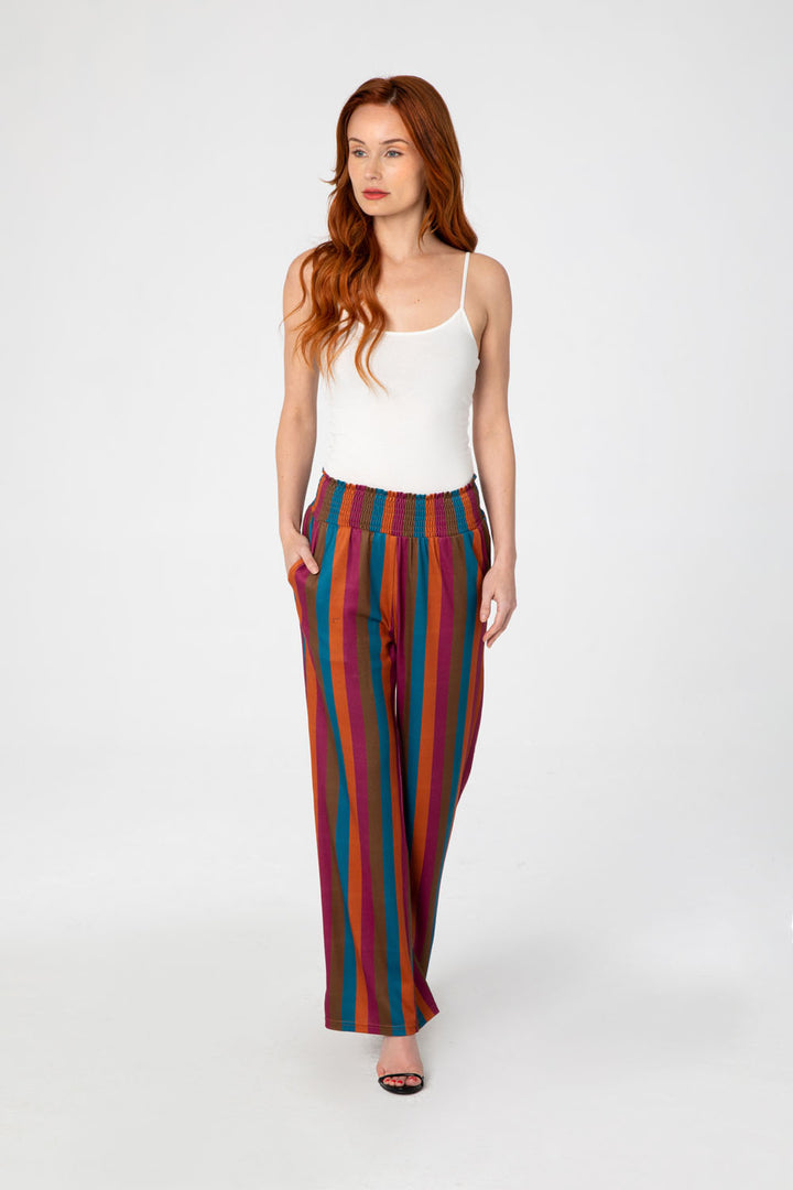 "Kai" Autumn Stripes