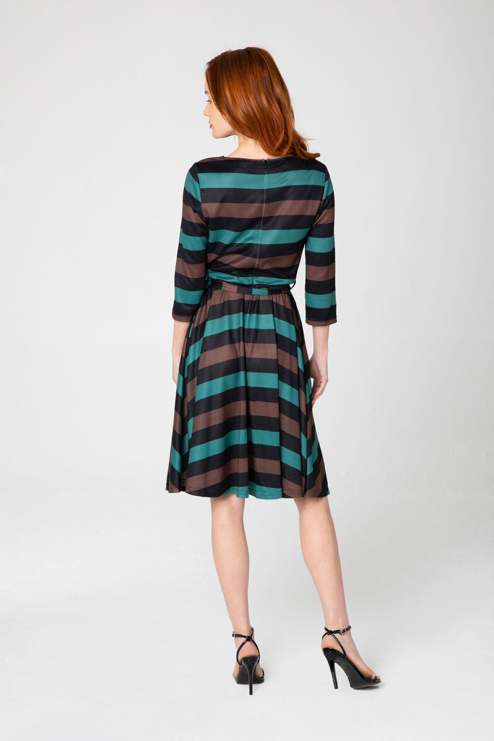 "Emma" Autumn Stripes