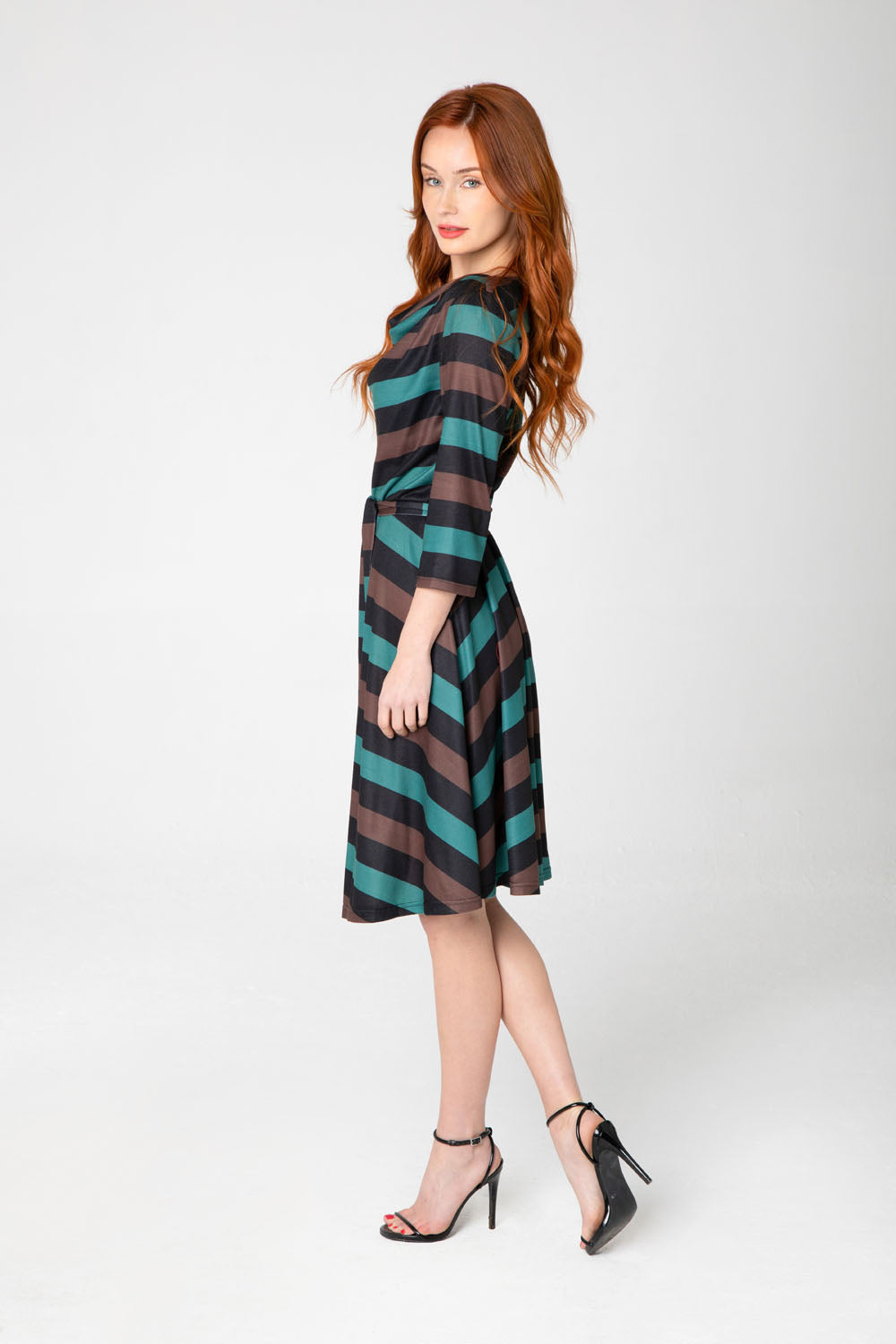 "Emma" Autumn Stripes