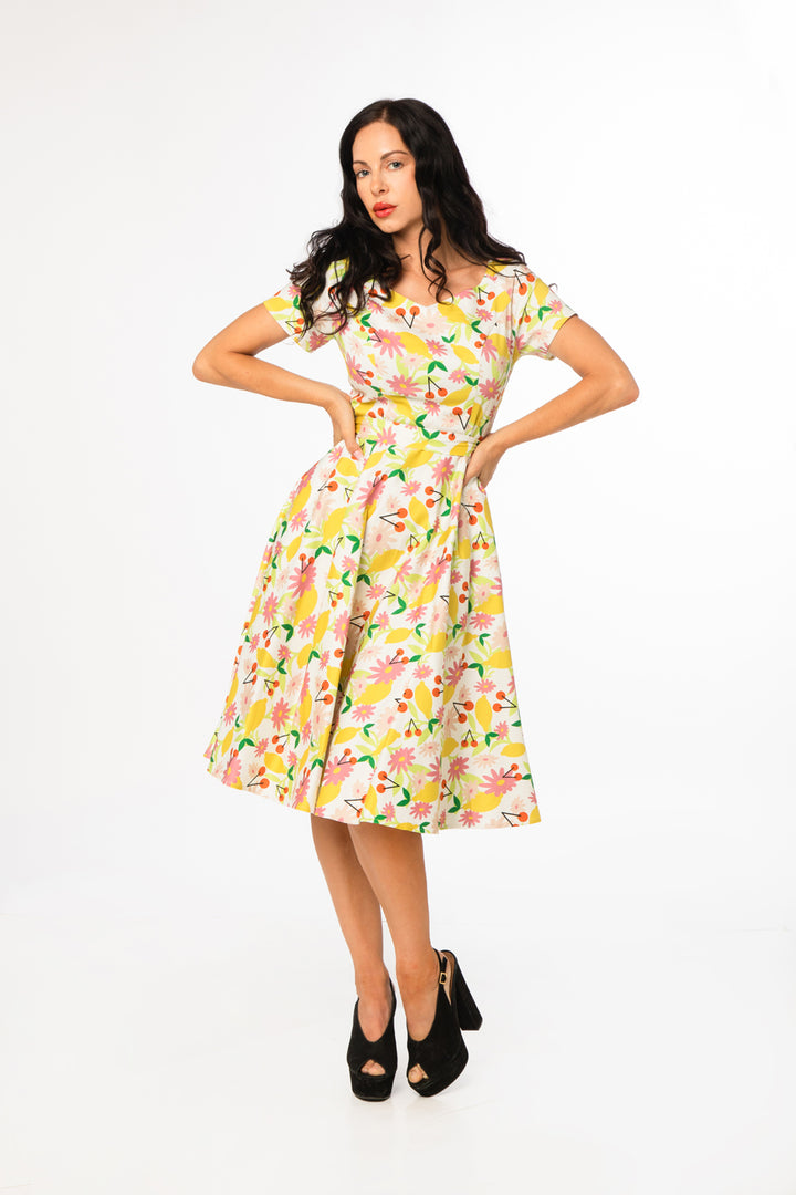"Bella" Lemon Florals