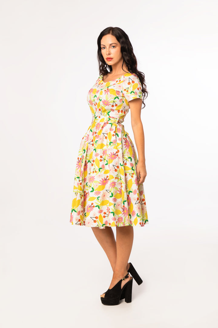"Bella" Lemon Florals