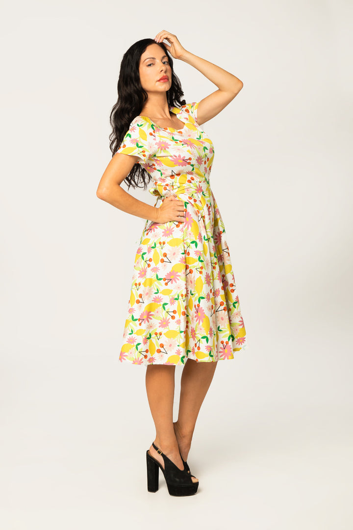 "Bella" Lemon Florals