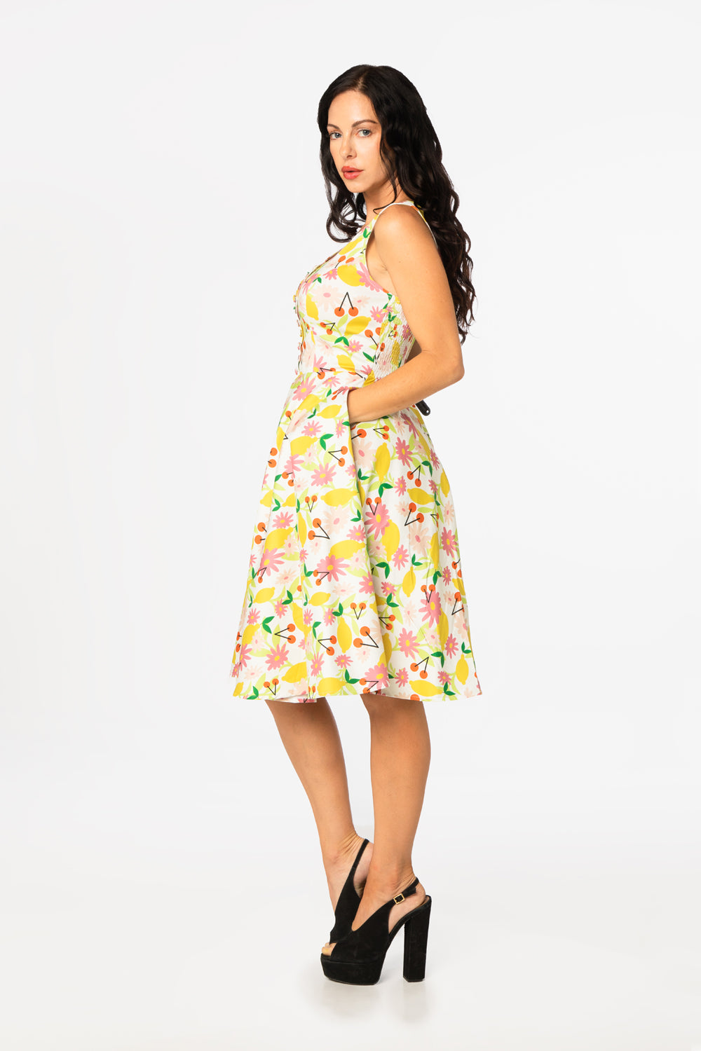 "Heidi" Lemon Florals