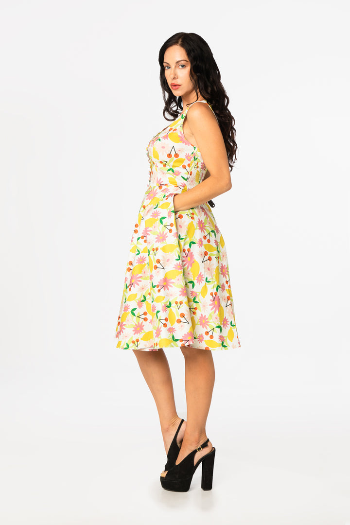 "Heidi" Lemon Florals