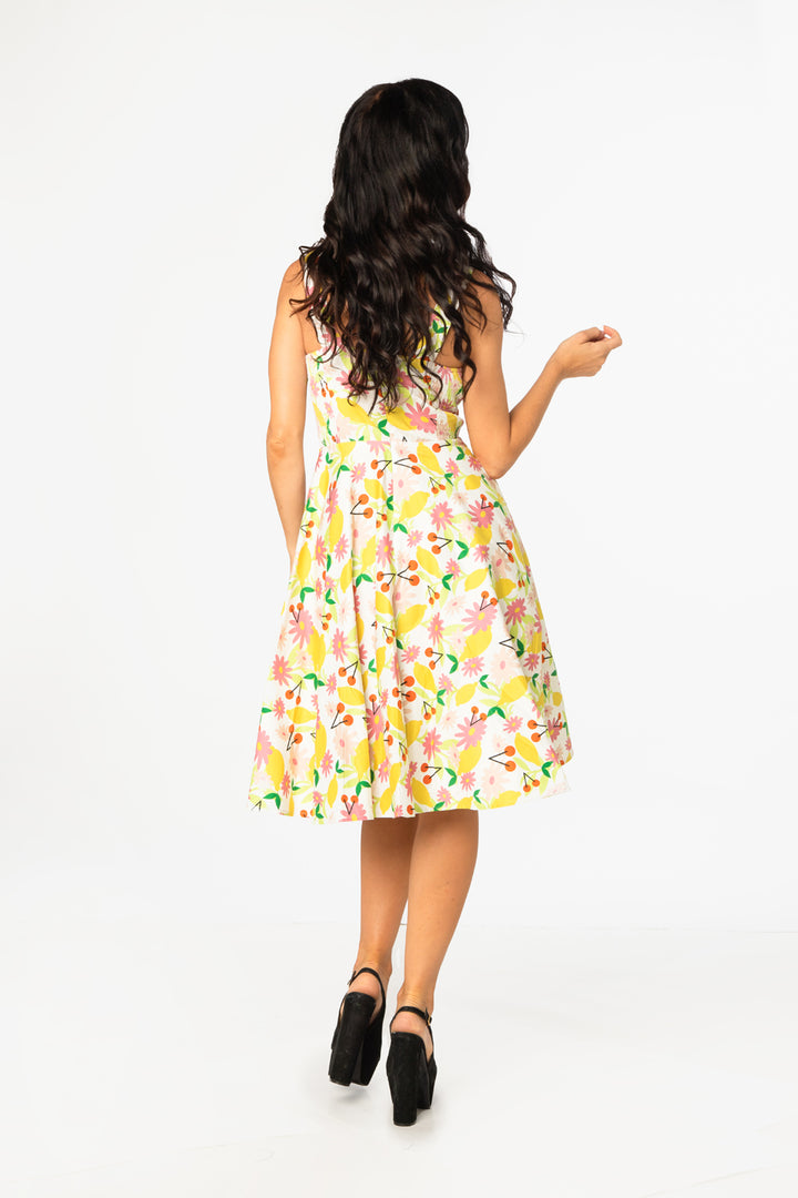"Heidi" Lemon Florals