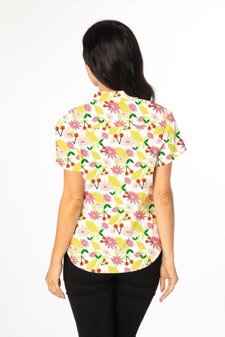 "Ayla" Lemon Florals