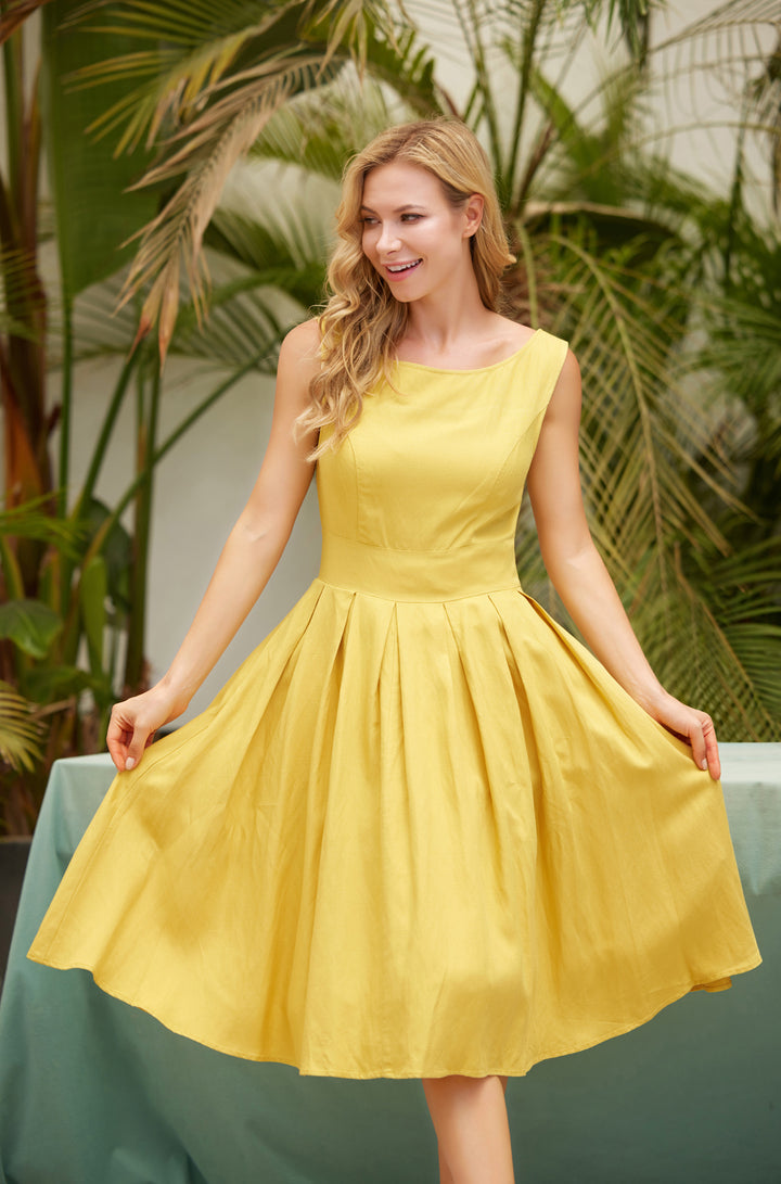 "Lily" Solid Yellow