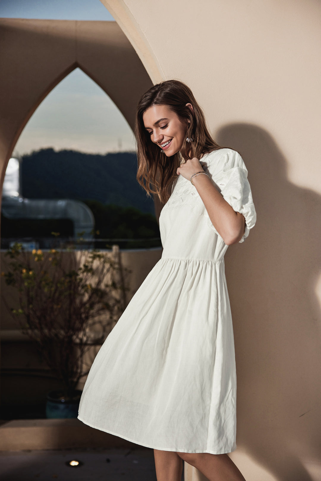 Cathy | Lyocell Fit &amp; Flare Dress With Pockets